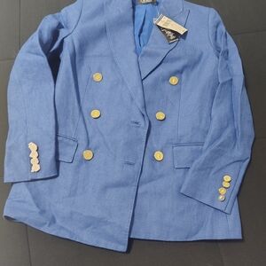 Lauren Ralph Lauren Blue Blazer with Gold Buttons